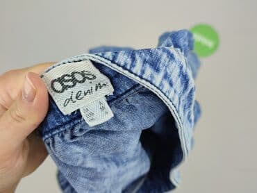 spódniczka dżinsowe z wysokim stanem: Asos, Spódnica damska, rozmiar S — 4