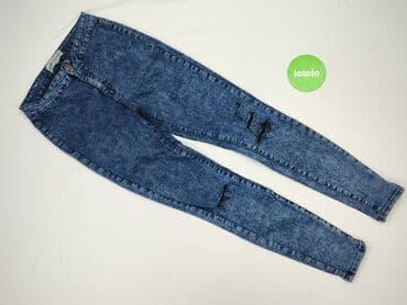 woskowane jeansy z wysokim stanem: Jeansy damskie, rozmiar M — 2