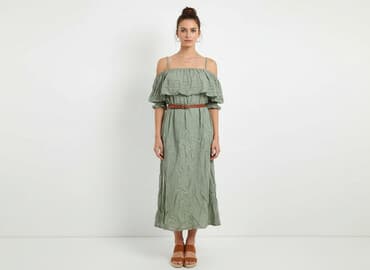 oliwkowa sukienka zara: Reserved, Sukienka damska, rozmiar L — 7