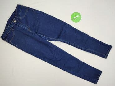 woskowane jeansy z wysokim stanem: H&M, Jeansy damskie, rozmiar M — 2