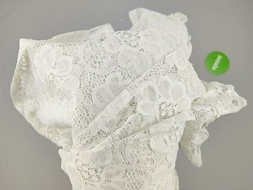 stan jak tkanina: Biała koronkowa tkanina dekoracyjna - Materiał: cienka, miękka — 4