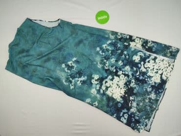 sukienka maxi butelkowa zieleń długi rękaw: Sukienka damska, rozmiar 3XL — 4