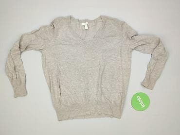 sweter crop top: H&M Basic, Sweter damski, rozmiar M — 3