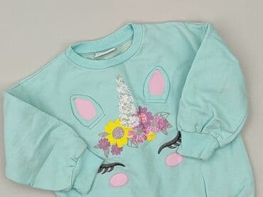 pomaranczowe spodnie dresowe: Sweatshirt, 3-4 years, 98-104 cm, condition - Very good — 1
