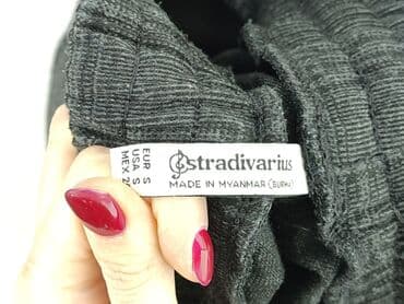 stradivarius spodnie cargo czarne: Stradivarius, Spodnie materiałowe damskie, rozmiar S — 4