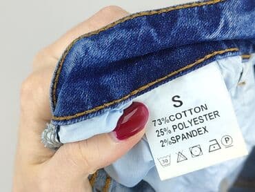 dżinsy z wyższym stanem: Jeansy damskie, rozmiar S — 4