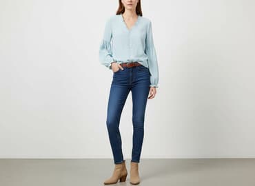 plisowane bluzki: Beloved, Bluzka damska, rozmiar L — 7