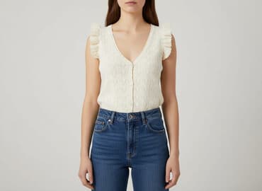 narzutka reserved: Kardigan damski, rozmiar S — 1