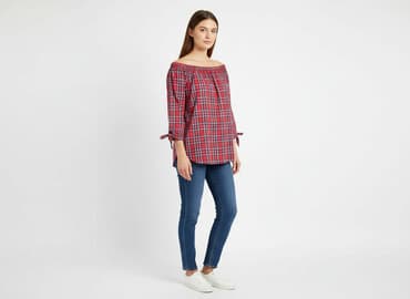 tkaniny na bluzy: Bluzka damska, rozmiar L — 10