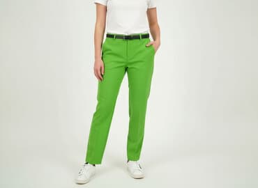 jaki krawat do zielonej sukienki: Jake*s, Spodnie materiałowe damskie, rozmiar M — 9