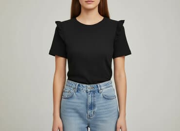 koszulka na ramiączkach jedwabna: Sinsay, T-shirt damski, rozmiar XS — 7