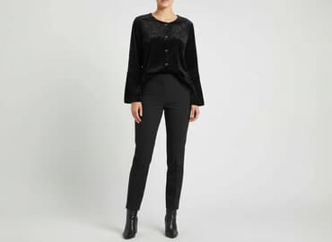 eleganckie bluzki czarne: Your Sixth Sense, Bluzka damska, rozmiar L — 6