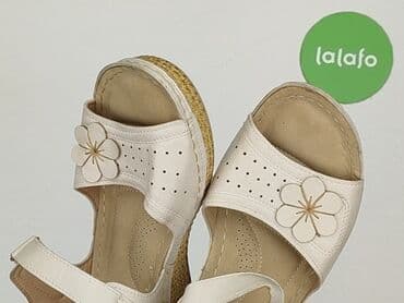 sandały koturna ccc: Sandals for women, size 41 — 7