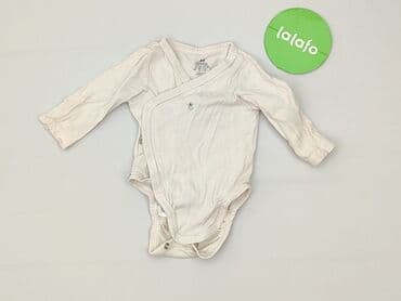 sukienka biala koronkowa: Body, H&M, 0-1 month, 
condition - Very good — 2