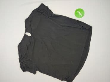 czarne bluzki z szyfonowymi rękawami: Bluzka damska, rozmiar 8XL — 3