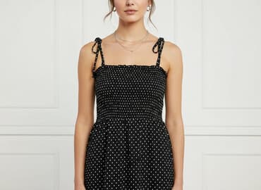 sukienki w grochy dla puszystych: H&M, Сукня жіноча, розмір M — 1