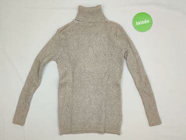 koszulka z prazkowanej dzianiny: Sweter damski, rozmiar S — 3