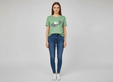 t shirty kermit: T-shirt damski, rozmiar M — 1