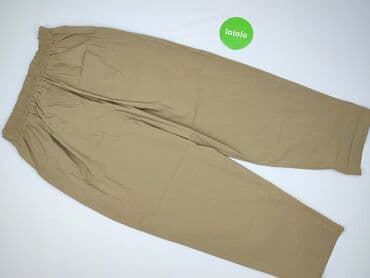 spodnie plus size: Material trousers for women — 3