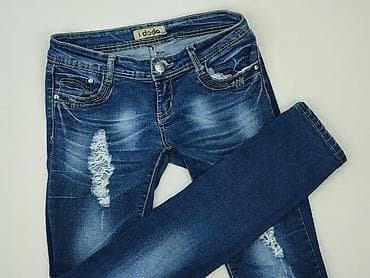 destroyed denim: Jeansy damskie, rozmiar S — 1