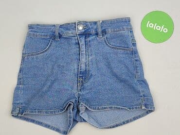 zara krótkie spodenki jeansowe: Denim, Szorty damskie, rozmiar S — 3