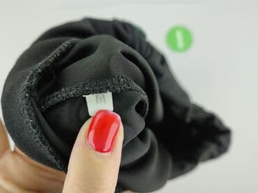 czarne legginsy prążkowane: Legginsy Sportowe damskie, rozmiar M — 4