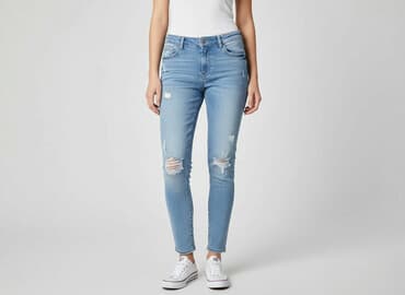 modne jeansy: Forever 21, Jeansy damskie, rozmiar S — 7