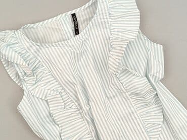 białe prążkowane bluzki: Moodo, Bluzka damska, rozmiar S — 2