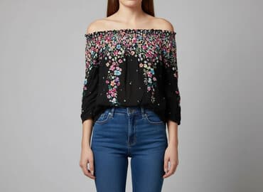 bluzka z odkrytym ramieniem allegro: Amisu, Bluzka damska, rozmiar XS — 6