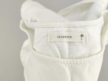 bialy top reserved: Reserved, Top damski, rozmiar L — 4