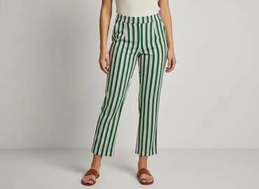 reserved t shirty w paski: Spodnie materiałowe damskie, rozmiar L — 6