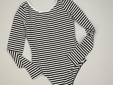 bluzki basic w paski: H&M, Body damskie, rozmiar S — 1