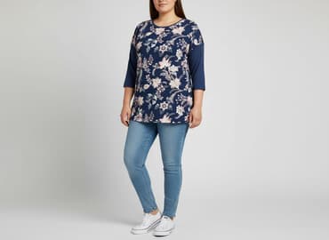 bluzki nietoperz plus size: Bluzka damska, rozmiar XL — 6