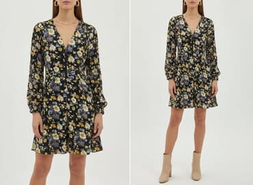 sukienka w stylu lat 90: In The Style, Sukienka damska, rozmiar S — 7