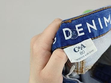 nike tech: Spodnie jeansowe, C&A, 9-12 miesięcy, stan - Bardzo dobry — 4
