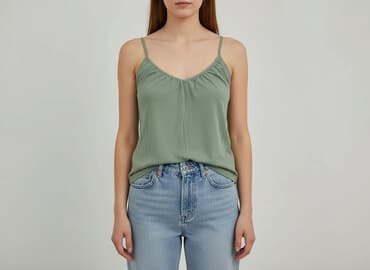 koszulka na ramiączkach jedwabna: Vero Moda, T-shirt damski, rozmiar XS — 7