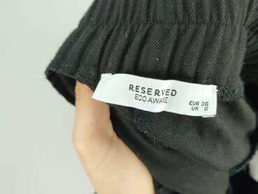 reserved sukienka zebra: Reserved, Spodnie materiałowe damskie, rozmiar S — 4