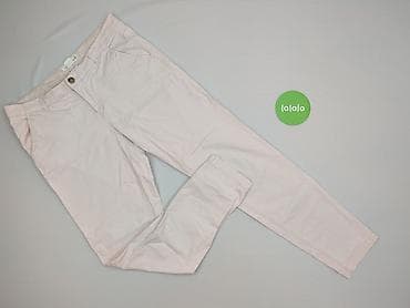t shirt basic hm: H&M L.O.G.G., Spodnie materiałowe damskie, rozmiar M — 2
