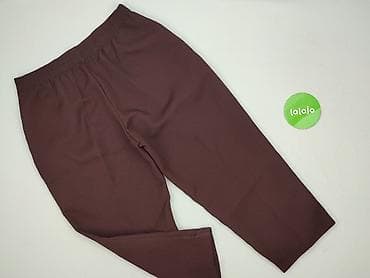 biale dzwony: Spodnie materiałowe damskie, rozmiar XL — 3