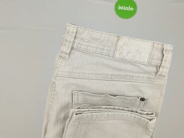 beżowe jeansy damskie: Jeansy damskie, rozmiar L — 5