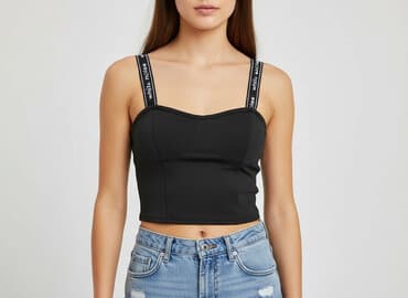 gorsetowe bluzki: Cropp, Top damski, rozmiar XS — 6