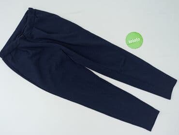 Women: Material trousers for women, size L (EU 40) — 2