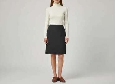 modna kiecka spódnice ołówkowe: Woolmark, Spódnica damska, rozmiar S — 7