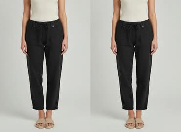 buty monotox: Moodo, Material trousers for women, size S — 7