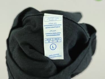 czarne t shirty ze złotym nadrukiem: T-shirt damski, rozmiar L — 4