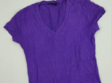 czarne t shirty w serek damskie: T-shirt damski, rozmiar L — 1