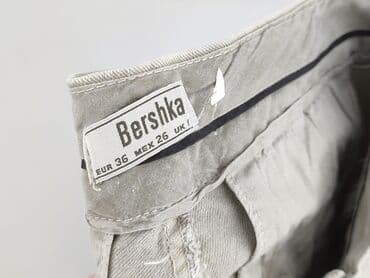 ccc srebrne buty: Bershka, Spodnie materiałowe damskie, S — 4