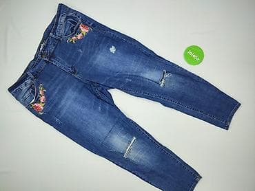 legginsy push up serce: Jeansy damskie, rozmiar 4XL — 2