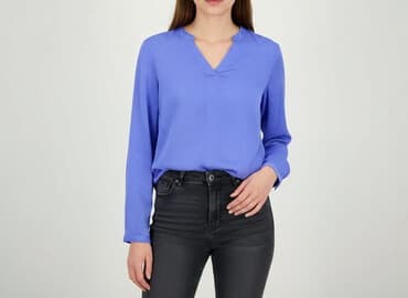 hm bluzki z krótkim rękawem: Hema, Bluzka damska, rozmiar S — 7