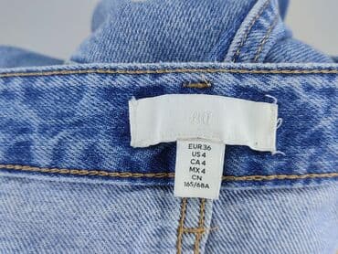 woskowane spodnie z wysokim stanem h m: H&M, Jeansy damskie, S — 4